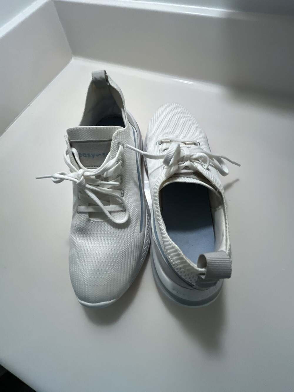 Easy Spirit Women's Gage Lace-Up Casual Sneakers in White